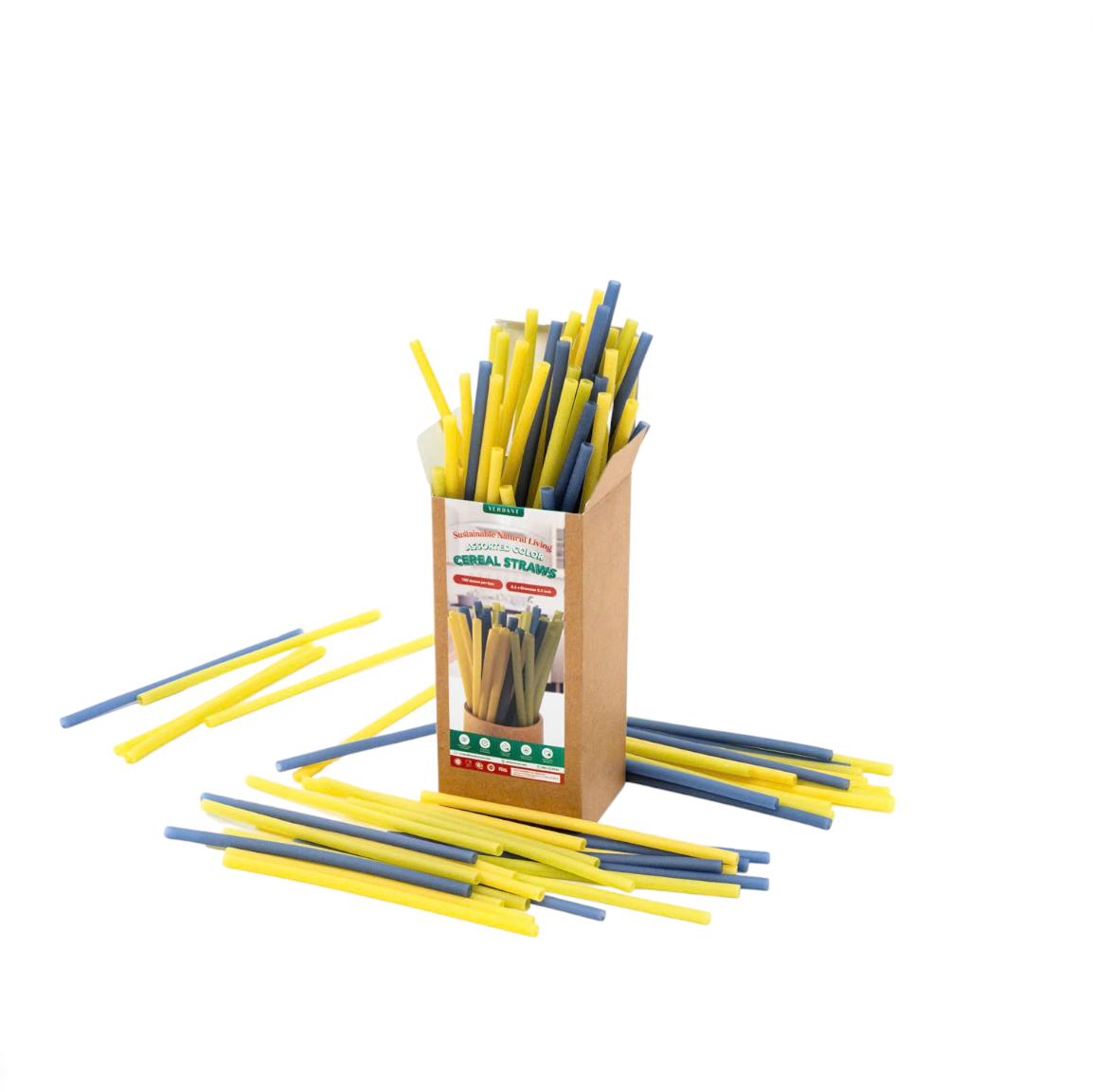 Organic Cereal Straws, 100 Reusable Fun Straws โ Unique Kids, Inspiring, Cute Housewarming Gift, Creal straws, inspiring gifts